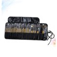 thumbnail image 3 of GOOHOCHY 24Pcs Professional Makeup Brush Set with Assorted Colors Nylon Bristles and Wooden Handles, 3 of 7