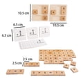 thumbnail image 3 of de Matemáticas División de Juguete Números Bloques Bloques Preschool Regalos CUTICAT Juguetes de matemáticas Montessori, 3 of 8