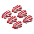 thumbnail image 1 of Unique Bargains Fléchettes Minces, Lot de 6 Accessoires pour Animaux, Rouge, 1 of 5