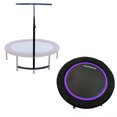 thumbnail image 1 of LEAPS & REBOUNDS 48" Stability Bar with 48" Fitness Trampoline, Purple, 1 of 12