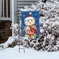 thumbnail image 4 of Briarwood Lane Christmas Owl Garden Flag, 4 of 4