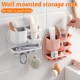 thumbnail image 2 of Multifunctional Storage Rack Wall Mounted Punch-Free Door Hanging Holder, 2 of 7