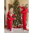 thumbnail image 3 of RUINIXCW Family Christmas Pajamas Matching Sets Classic Plaid Design Outfits Sleepwear Loungewear for Holiday Wear, 3 of 6