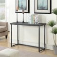 thumbnail image 1 of Convenience Concepts Console Laredo en Bois Noir et Métal, 1 of 5