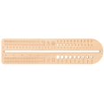 thumbnail image 2 of Wooden Sock Blocker for Knitting Wood Sock Ruler Knitting Needle Gauge for Crochet, 2 of 4