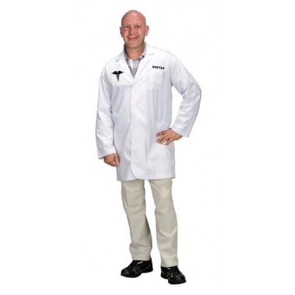 The Costume Center White doctor Lab Coat Halloween Accessory (adult-large)