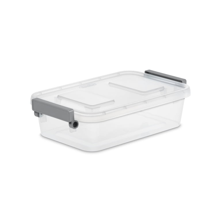 UTILITY SELECTION 未開封BOX 2個セット クリアケース付き 2 pack) Sterilite Modular 2.7 Qt Clear Plastic Stacking Storage