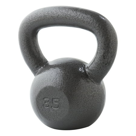 UPC: 0043619634037 | Weider  35lb Cast Iron Hammertone Finish Kettlebell  Single