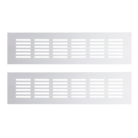 

2pcs Furniture Air Vent Ventilation Grille Aluminum Alloy Air Vent Cabinet Air Vent Cover