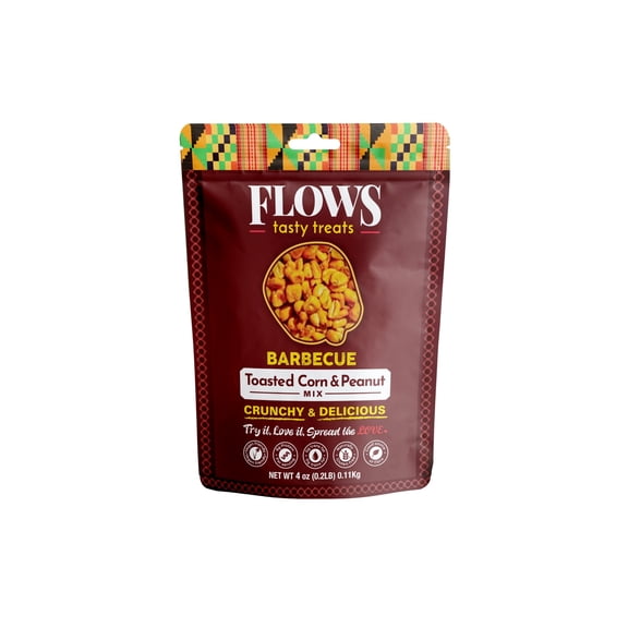 Flows Tasty Treats Toasted Corn and Peanut Mix - Barbecue Flavor (4oz)