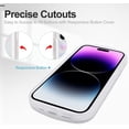 thumbnail image 4 of Case for iPhone 14 Pro 2022 (6.1 Inch), TPU Case Protection Cover for Women Girls, Cute Slim Phone Case for iPhone 14 Pro, White - Heart, 4 of 13