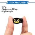 thumbnail image 4 of 2 Pin Ignition Coil Connector Plug Female Wire Terminal Connector for Hyundai for Kia 1 Set, 4 of 6