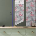 thumbnail image 5 of Ambesonne Tropical Peel & Stick Wallpaper for Home, Palm Leaf Flamingo Floral, 13"x36", Pastel Pink Pale Grey, 5 of 5