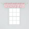 thumbnail image 2 of Ambesonne Cherry Blossom Window Valance, Mingled Blossom, 42" x 12", Pink Rose and Green, 2 of 3
