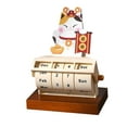 thumbnail image 4 of veasfak Desk Calendar Artwork Stable Daily Use Calendar for Countertop Office School, 4 of 9