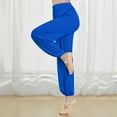 thumbnail image 2 of hotojiny Women's Loose Yoga Harem Pants Baggy Comfortable Workout Pants Elastic Waist Cinch Bottoms Dance Outfit M-3Xl, 2 of 5