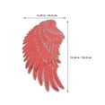 thumbnail image 2 of WRISTBIQUE 2Pairs Decorative Red Sequin Wing Patches Iron on Fabric Applique for Jackets Jeans, 2 of 7
