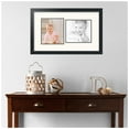 thumbnail image 2 of ArtToFrames Collage Photo Picture Frame with 2 - 7.5x8.5" Openings, Framed in Black with White and Black Mats (CDM-3926-108), 2 of 8