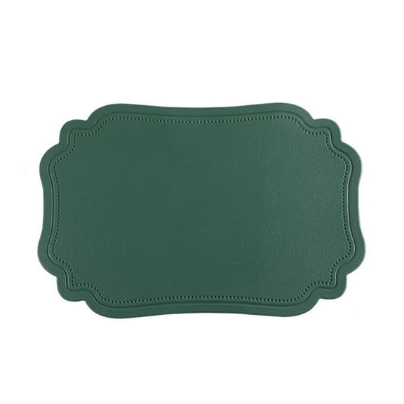 RoamHome Vintage Placemats Set of 4 - Style Heat-Resistant Table Mats - Oil-Proof & Waterproof for Dining - Easy Clean Western Kitchen Decor in Blue/Orange/Green (12x18 Inch)