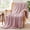 Pale Mauve, variant on U by Bedsure Grey Fleece Throw Blanket for Couch - Super Soft Cozy Blankets for Women, Girls, Bed & Travel, 50x60 inches