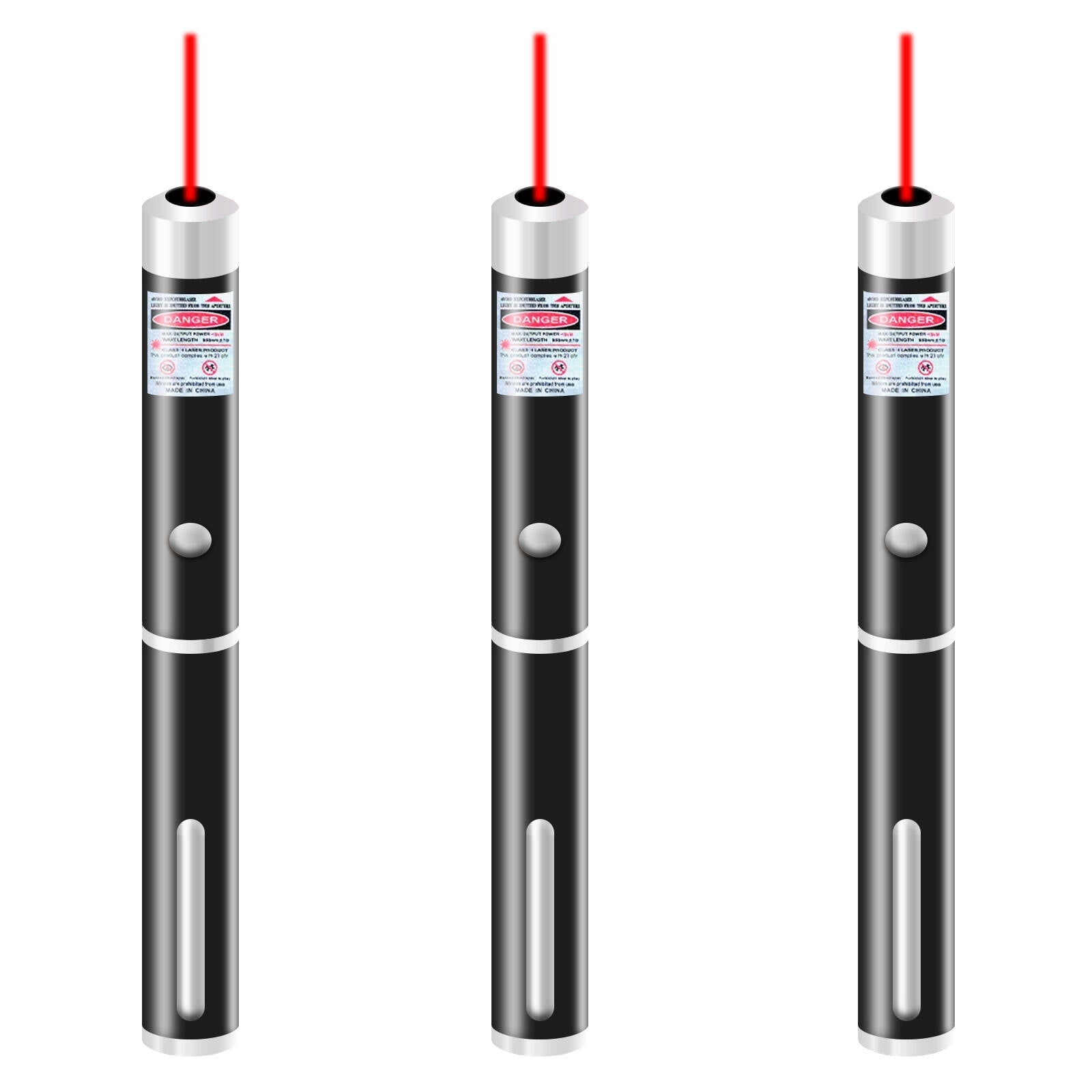 Xtreme Laser Pointer Battery-Powered Blue/Red Ballpoint Pens