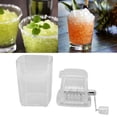 thumbnail image 1 of Manual Ice Crusher, Hand Cranked Ice Crusher Clear Snow Cone Machine Manual Ice Crusher Shaved Ice Machine Ice Shaver Machine for Home Kitchen, 1 of 7