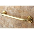 thumbnail image 5 of Kingston Brass  Manhattan 18-Inch X 1-1/4-Inch OD Decorative Grab Bar Brushed Brass Brushed, 5 of 5