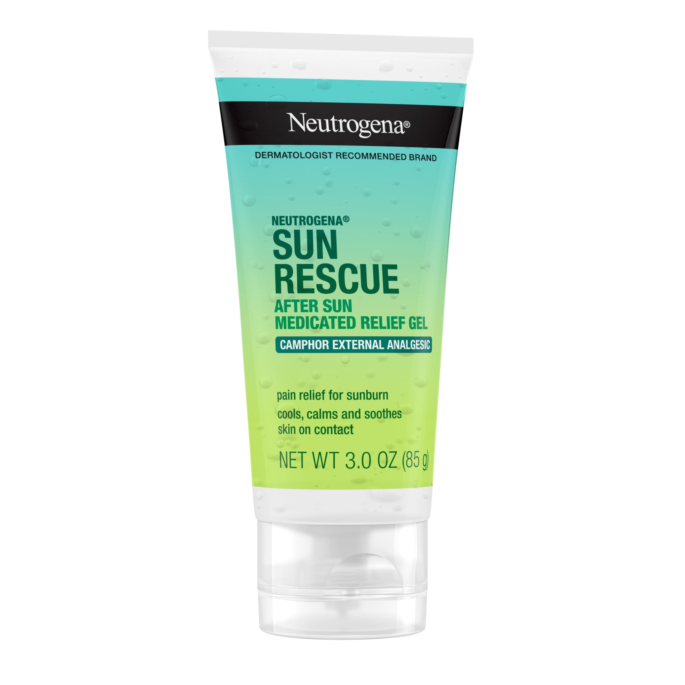 Neutrogena Sun Rescue After Sun Medicated Relief Gel, Camphor, 3 Oz