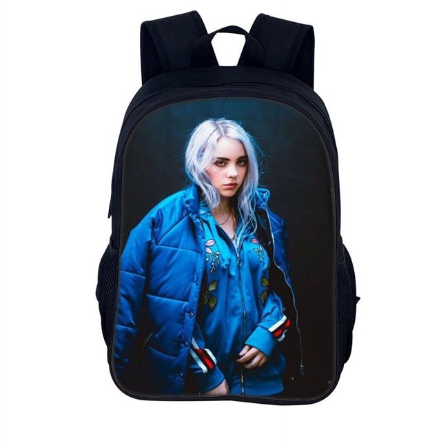Billie Eilish Surrounding Teenage Adult Student Men And Women Backpack Rucksack-sebneei
