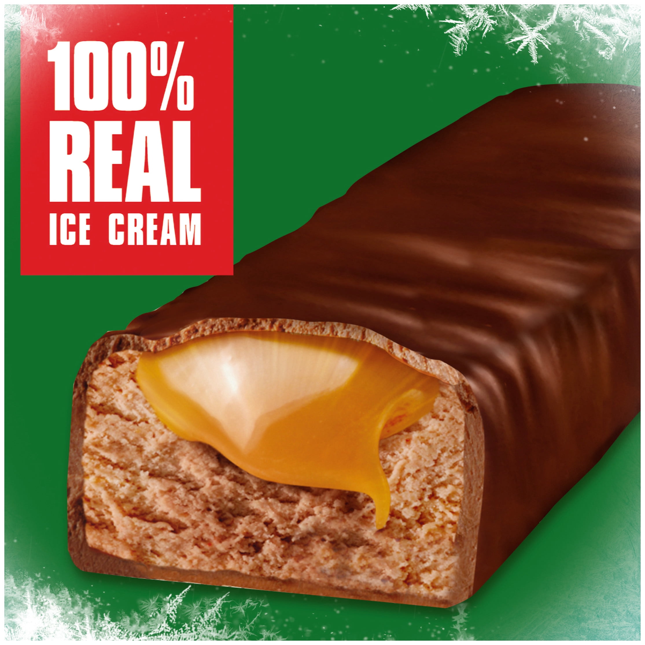 MILKY WAY Chocolate Ice Cream Bars, Coated with Milk Chocolate and Caramel, 12 fl oz, 6 Pack