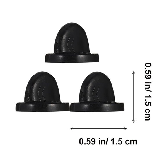 FRCOLOR Brooch Back Pins for DIY Crafts and Jewelry Making with Black Rubber Clutch Easy to Use 50 Pcs
