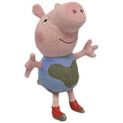 TY Beanie Baby - MUDDY GEORGE the Pig (UK Exclusive - Peppa Pig) (6.5 inch)