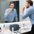 thumbnail image 5 of Toiletry Bag for Men, Travel Toiletries Shaving Bag, Water Resistant Travel Essentials Hanging Organizer Dopp Kit, Large Travel Accessories Bag for Business Trip, Gym, Father's Day Gift(Blue), 5 of 10