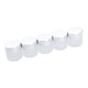 thumbnail image 4 of Paquete de 2-4 5x botellas de vidrio vacías, caja de tarros cosméticos para maquillaje, crema facial esencial 4 piezas, 4 of 8