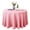 Pink Red, variant on Yesbay Tablecloth Tear Resistant No Fading Polyester Washable Round Tablecloth for Kitchen,Wine Red