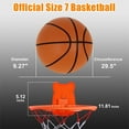 thumbnail image 2 of Basketball Silencieux Intérieur Mousse Silencieuse Orange Taille 7 (24cm), 2 of 9