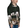 thumbnail image 5 of Sikiie Cute Goat Baby Zip Up Hoodie Teenage, hoodies for Teenage, Zipper Sweatshirt Jacket for Daily, Traveling-Medium, 5 of 6