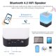 thumbnail image 3 of Luz Nocturna 5 En 1 Lámpara De Noche Altavoz Bluetooth Calendario Digital Reloj Despertador Control Táctil 1200 Mah Soporte De Batería Tarjeta Tf Sd Mejor Regalo Niños Amigos Methold EL009428-00, 3 of 4