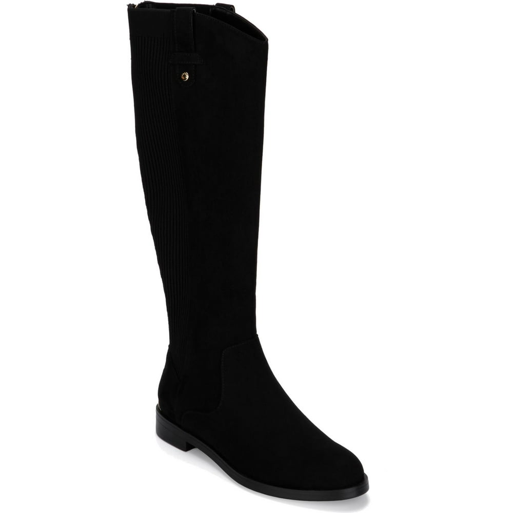 Kenneth Cole Reaction - Kenneth Cole Reaction Womens Wind Stretch Boot Tall Block Heel Knee-High