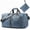 Blue, variant on 65L Large Duffle Bag for Travel , 24" Foldable Carry On Travel Bag With Shoe Compartment, Adjustable Shoulder Strap and Padded Handle for Gym Weekender Women and Men , Black