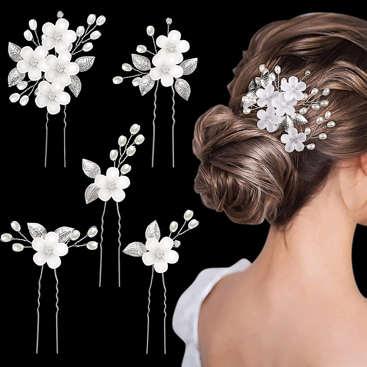 One Piece Wedding Hair Clips, Flower Pearl Bridal Hair Accessories Silver Bridal Hair Accessories Hair U Shape Wedding Hair Clips For Women Girls | Walmart Canada One Piece Wedding Hair Clips, Flower Pearl Bridal Hair Accessories Silver Bridal Hair Accessories Hair U Shape Wedding Hair Clips For Women Girls | Walmart Canada