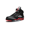 thumbnail image 4 of JORDAN MENS Air Jordan 5 Retro "Satin Bred" 136027 006 from Stadium Goods, 4 of 6