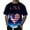 Dark Blue, variant on PMUYBHF Turtle Neck Shirt Men Xs Male Independence Day Print Short Sleeve Round Neck T Shirt Fashion Trend Bottoming Shirt Tops Shirts for Men Short Sleeve with Custom Logo