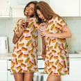 thumbnail image 5 of Cotton Nightgowns for Women - Hot Dog In Heart Sleep Shirts for Women's Nightgowns & Sleepshirts, Soft Cotton Pajama Dress Shirts for Women, House Dress Sleepwear for Women, 5 of 7