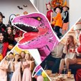thumbnail image 5 of Traje inflable divertido de dinosaurio de Halloween Tyrannosaurus Rex Traje inflable de dinosaurio musculoso para montar, 5 of 5