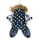 thumbnail image 1 of Abrigo de invierno para perros, chaqueta gruesa con capucha cálida de una pieza para perros pequeños, medianos y grandes, 1 of 8