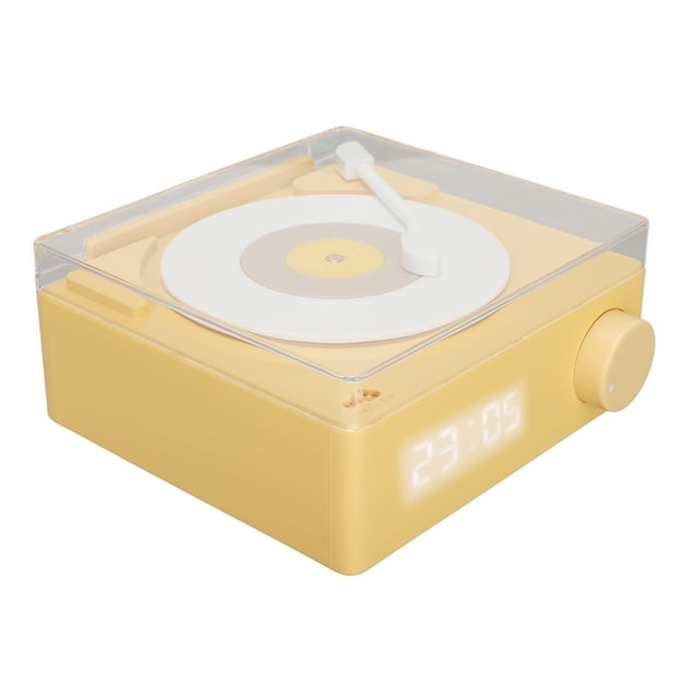 X11 Plusticia De Despertador Altavoz De 360 grados SONERO RETRO RETRO VINIL DISCTURA DE EMPAJO ALTA ALTA ALTA DC 5V1A