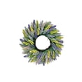 thumbnail image 6 of 20'' Spring Wreath Artificial Flower Wreath with Green Leaf for Front Door Window Wall Wedding Garden Home Decorations, 6 of 11