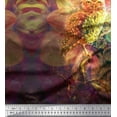 thumbnail image 2 of Soimoi Japan Crepe Satin Fabric Floral & Panel Printed Craft Fabric by The Yard 42 Inch Wide, 2 of 3