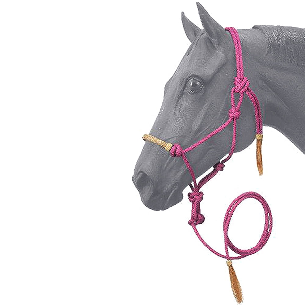 Amazon.com: Tough 1 Miniature Poly Rope Halter with Lead